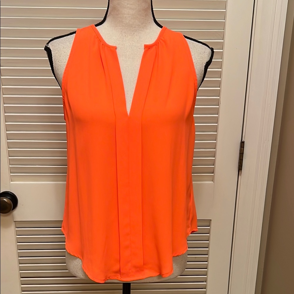 Lush Sleeveless Top in Orange, Size Small, EUC